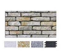 COMSTICKC Panneaux Muraux 3D Adhesif Brique, 12 Pièces | Dalle PVC Adhesive Murale, Papier Peint 3D, Revêtement Mural 3D, 58 x 30 CM, Salon, Chambre, Cuisine, Décoration Intérieure
