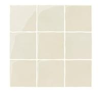 COMSTICKC Plus épais Credence Adhésif pour Cuisine Salle de Bain, 10 Pièces, Beige Carrelage Adhesif Mural, Carrelage Autocollant Métro, imperméable, 30,5x30,5cm