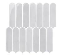 COMSTICKC Plus épais Credence Adhésif pour Cuisine Salle de Bain, 10 Pièces, Carrelage Adhesif Mural, Carrelage Autocollant Métro, imperméable, 30,5x30,5cm (Gris)