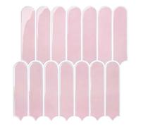 COMSTICKC Plus épais Credence Adhésif pour Cuisine Salle de Bain, 10 Pièces, Rose Carrelage Adhesif Mural, Carrelage Autocollant Métro, imperméable, 30,5x30,5cm