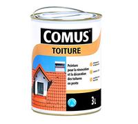 comus TOITURE - Rouge brique 3L - Peinture décorative imperméable pour la rénovation des toitures