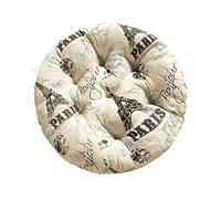 COMVIP Coussin de Chaise Imprimé Doux ureau Galette de Chaise 40x40cm Rond-Tour