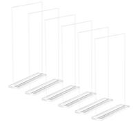 Comzantor Lot de 6 Porte Menu Restaurant, Présentoir de Table, Support en T