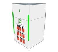 conbag Big Bag 90x90x110 cm, charge utile 1000 kg, SF : 5:1 Amiante Quantité:1