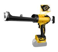 ConBlom Cartouche pré-câblée compatible avec batterie Dewalt 20 V, fonction AtiDri, avec éclairage LED et 6 têtes réglables, pour réparation et calfeutrage de carrelage sans batterie