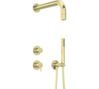 Concealed shower set with hand shower