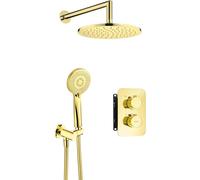 Concealed shower set with thermostatic BOX