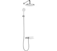 Concealed shower set with thermostatic mixer