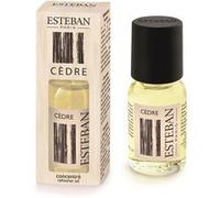 Esteban - Cèdre - Concentré de parfum, 15 ml, flacon compte-gouttes, pour brumisateur, pot-pourri