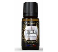 Concentré de Parfum Fleur de Coton 10 ml - Parfum d’Ambiance pour Maison, Voiture, Diffuseur, Linge & DIY - Senteur Pureté Douce Fraiche - Fabriqué en France - PerSistenZ Paris