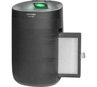 Concept Perfect Air OV1210 Déshumidificateur et purificateur d'air 2 en 1 750 ml/jour pour des pièces jusqu'à 25m2 Filtration en 3 étapes Hepa 13 Filtre à charbon Purificateur d'air ambiant 1L noir