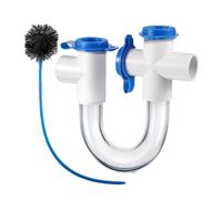 Condensat en U en PVC - Kit de nettoyage de condensat durable, drain AC transparent de 19 mm, siphon en U transparent | Accessoire de climatiseur pour un drainage et une performance de