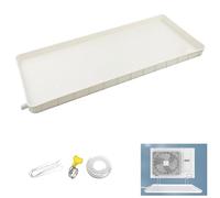 Condensate Drain Pan Plastic Drip Tray, Air Conditioner External Unit Water Tray, for Window AC and Mini Split Units (Color : 4 pcs, Size : 81.5x33x3cm)