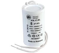 Condensateur, 5µF, 450 VAC, 5%, PP, CAN/moteur et condensateurs de démarrage du moteur / 4.16.17.08.06 (lot de 1)