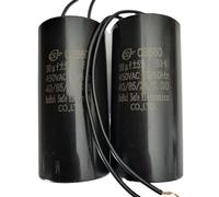 Condensateur CBB60 30 µF 450V Ø45 mm Démarrage et fonctionnement moteur monophasé (2pcs)