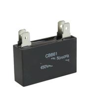 Condensateur CBB61 450 V 2 pièces 1,0/1,2/1,5/1,8/2/2,5/3/3,5/4/4,5/5/6/7/8/10/12/15/20 UF 450 V(4.0UF 40X23X32mm)