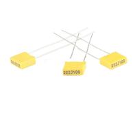 Condensateur de correction en polypropylène, 200 pièces, 100 V, 250 V, 400 V, 2000 V, film plastique de sécurité, 1 NF ~ 680 NF, 10 NF, 22 NF, 47 NF, 104 J, 100 NF, 224 J, 101 J(100V103J 10NF)