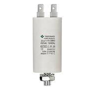 Condensateur de démarrage pour moteurs électriques, 450V, capacité : 20µF, 4 broches / M8