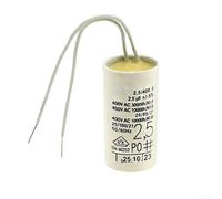 Condensateur de pompe de circulation d'eau 2,5 uF pour système de chauffage mural de chaudière à gaz, composant de compensation de puissance réactive de réduction du bruit, 49 x 24,5 mm