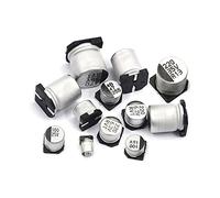 Condensateur électrolytique 10PCS SMD Condensateur électrolytique 6.3V 10V 16V 25V 35V 50V 63V 100V 400V 2.2 10 22 33 47 100 220 330 470 560 680 1000UF 1~2200UF Appareils électroniques (Size : 2pF