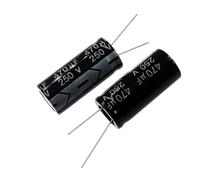 Condensateur électrolytique 250V 1mF 2.2mF 3.3mF 4.7mF 6.8mF 10mF 22mF 33mF 47mF 68mF 100mF 150mF 2-20 pièces(20PCS 2.2UF 250V)