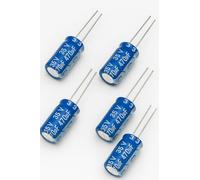 Condensateur Électrolytique, 470µF, 35V DC, Montage THT, Dimensions Ø10x20mm, Tolérance ±20%, Longue Durée de Vie 7000h