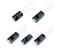 Condensateur électrolytique en aluminium 400 V 2,2 UF 3,3 UF 4,7 UF 6,8 F 8,2 UF 10 UF 8 x 12 mm 2,2 UF 3,3 UF 4,7 UF 6,8 UF 8,2 UF 10 UF 400 V 20%