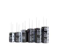 Condensateur électrolytique en aluminium DIP 10V 16V 25V 35V 50V 63V 100V 10UF 22UF 47UF 100UF 220UF 330UF 470UF 680UF 1000UF 2200UF 4700UF