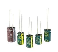 Condensateur électrolytique en aluminium haute fréquence, 10 à 100 pièces, 400V 2.2UF 4.7UF 6.8UF 10UF 15UF 22UF 33UF 47UF 68UF 82UF 100UF 220uF
