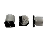 Condensateur Elko 20x radial 100µF 6,3V | Condensateur électrolytique SMD jusqu'à 85°C | 100uF Electrolytic Capacitor from Elna