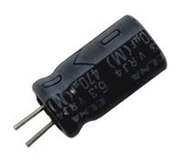 Condensateur Elko 20x radial 470µF 6,3V | Condensateur électrolytique jusqu'à 105°C | 470uF Electrolytic Capacitor from Elna