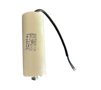 Condensateur Permanent 60 µF 450V avec Câble 250mm, Ø45 mm x120 mm - fixation M8 - fabriqué en Europe
