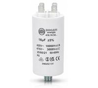 Condensateur permanent à double borne à sertir, pour moteur monophasé, 16 µF