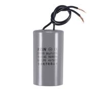 Condensateur SOURCING MAP CBB60 Marche 25uF 450V AC 2 Fils 50/60Hz Cylindre 75x42mm pour Air Compresseur Eau Pompe Moteur