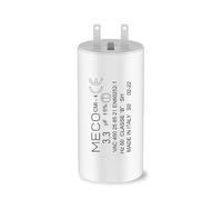 Condensateur Volet Roulant 3,3 µF 450V Cosses Faston 2,8 mm - Compatible Moteur Somfy, Simu 10 Nm - Condensateur Permanent MECO avec Mousses de Maintien