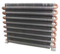 Condenseur à refroidissement par air, échangeur de chaleur pour le refroidissement par air, eau et huile, radiateur et évaporateur