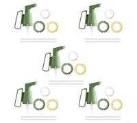 Condiments ABS PP Compatible Bouteilles Condiments ABS PP Compatible(green) | Débit précis 2ml, poignée ergonomique, usage une main, anti-gouttes, idéal ketchup mayo