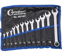 Condor Clés Allen 6 - 22 mm, jeu de 12 pièces, en emballage textile 100-00579