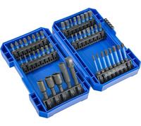 Condor Outil 1145 | Assortiment d'embouts | 45 pièces | Entraînement 1/4" | avec coffret | Acier au chrome-molybdène | six pans creux | Torx | Profil en T SLB | Fente | Croix PH | Adaptateur
