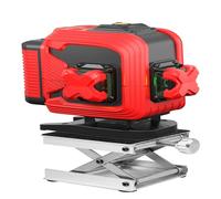 CONDTROL - Laser Ligne BODEN 3D Vert - Niveau Portée 30m - 3 Lignes - Allumage Indépendant des Lignes - 2 Modes de Fonctionnement - Livré avec Accessoires