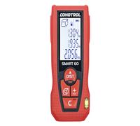 CONDTROL - Télémètre SMART60 - Portée 0,05 à 60 Mètres - Mesure Précise - Laser Rouge - Protection IP54 - Écran LCD - Garantie 2 Ans - Livré avec Accessoires