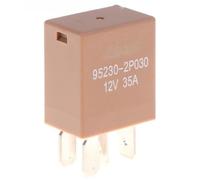 Conductivité Relais 4 Broches Du Relais 12V 35A 95230-2P030 | Pièces Voiture Conception De Contact Conducteur Stable, Capacité De Charge À Courant Élevé
