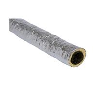 Conduit Algaine isolée épaisseur 25mm, filet de 6 mètres - Ø80