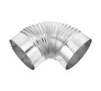 Conduit de Cheminée Coudé en Acier Inoxydable 15cm, 10cm | Évacuation à Haut Rendement, Routage Flexible, pour Poêles à Bois et Tentes, Usage Garage ou Intérieur
