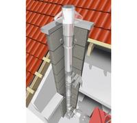Conduit de cheminée inox simple paroi - Kit intérieur Raab EW-FU - Ø 200 mm