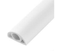 Conduit de fil souple pour fils montés en surface - Gestion de câbles en plastique pour organisation de câblage électrique et réseau (2,5 cm)