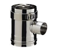 Conduit droit prise air 90° brut 80/130 PGI EDPA9080/130PGI POUJOULAT - 37080708