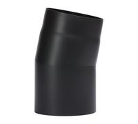 Conduit poele à bois - Coude 15° - noir - Reuter Ferrum 120 mm