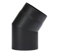 Conduit poele à bois - Coude 30° - noir - Reuter Ferrum 200 mm