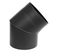 Conduit poele à bois - Coude 45° - noir - Reuter Ferrum 120 mm